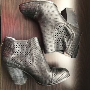 Black Boots Leather Booties Adam Tucker- 8